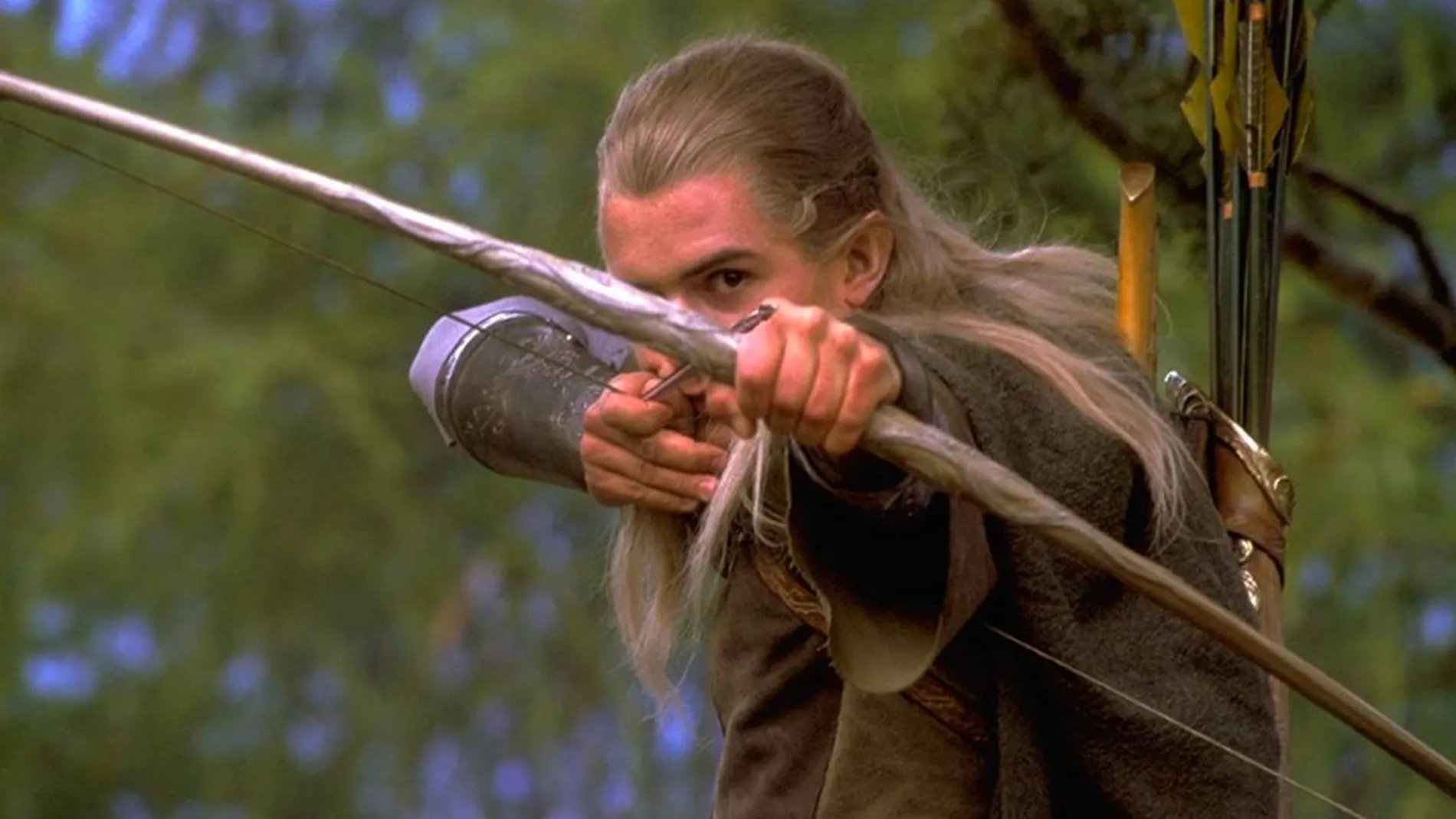 Orlando Bloom interpreta a Legolas en "El señor de los anillos"