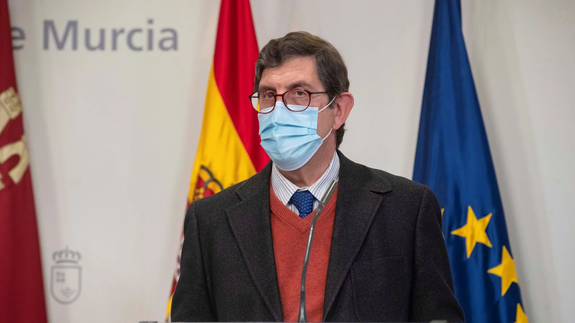 El consejero de salud de la Comunidad de Murcia, Manuel Villegas