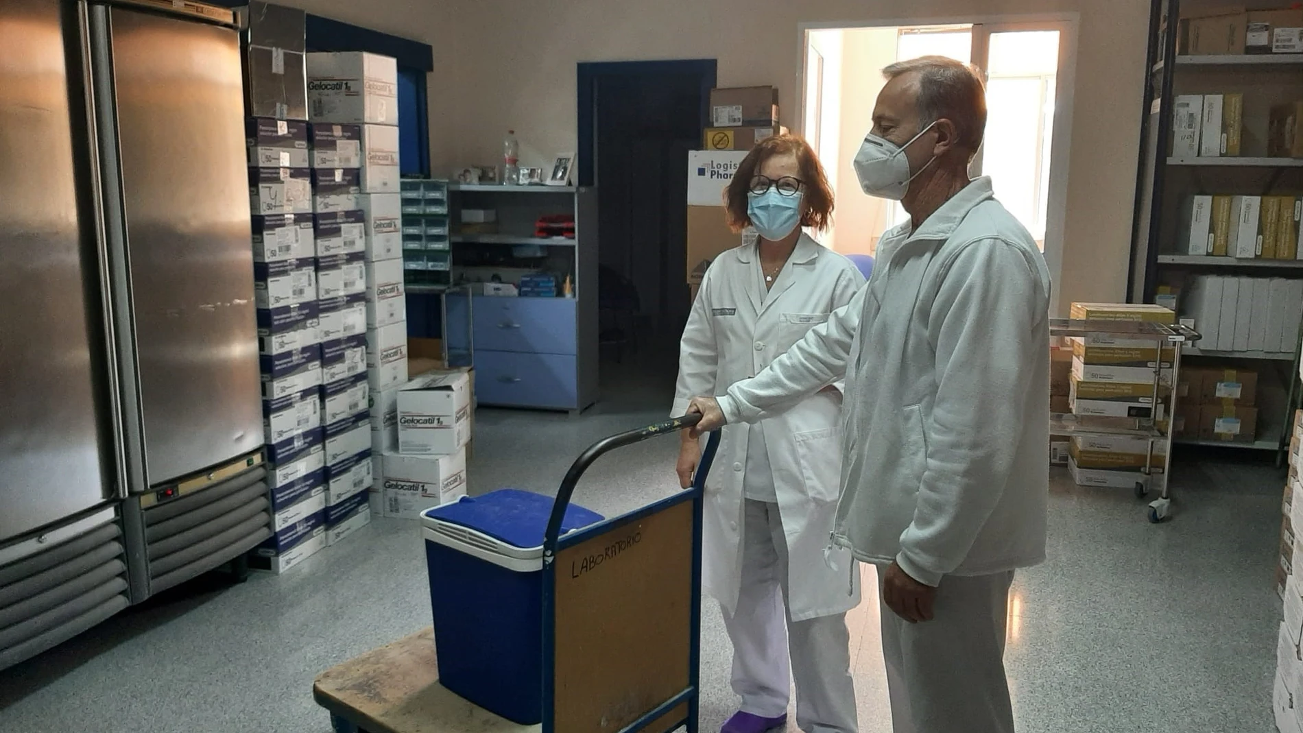 Recepción de la vacuna de Moderna en el Hospital de Crónicos y Larga Estancia de Sant Vicent del Raspeig13/01/2021