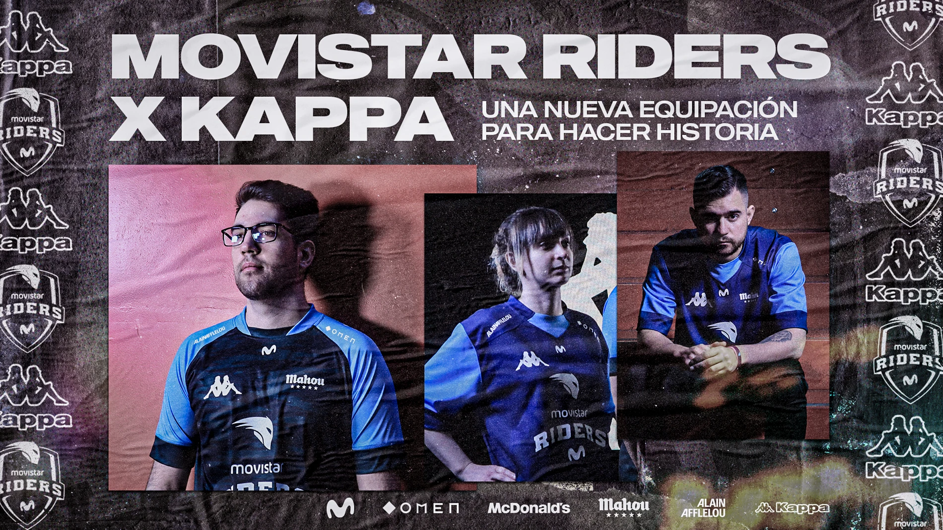 KAPPA se convierte en patrocinador de Movistar Riders