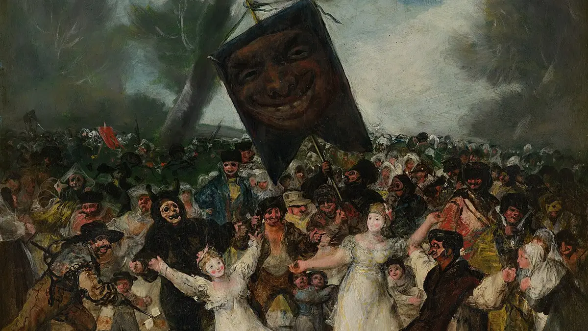 "El entierro de la sardina" (1812-1819), de Goya