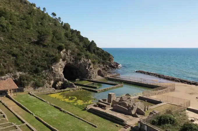 La villa de Tiberio junto al mar. Sperlonga fue su paraíso personal.