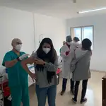 Vacunación contra el Covid en el hospital Virgen del Rosell de CartagenaSMS14/01/2021