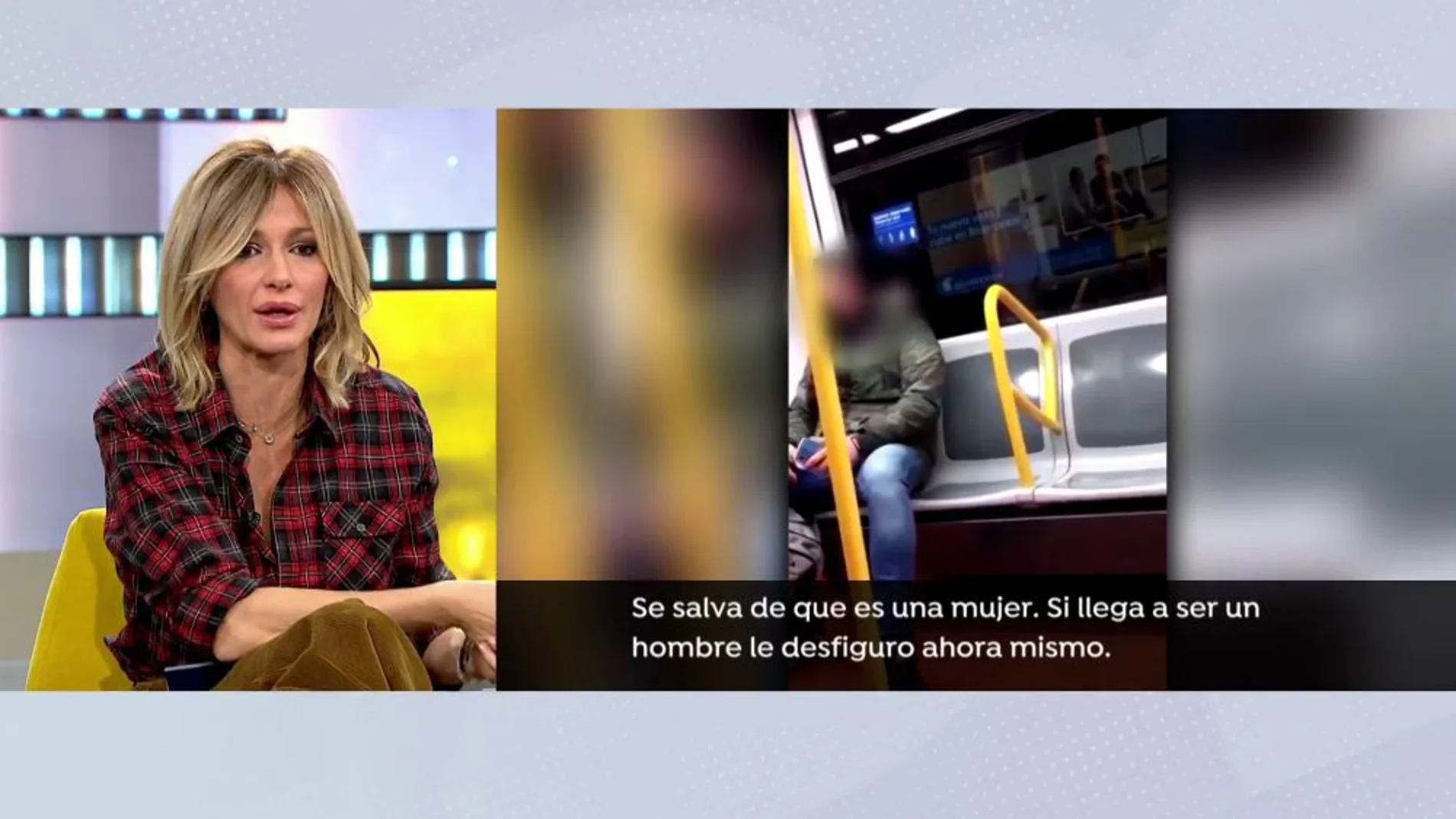 Griso asiste atónita al ataque racista en el Metro de Madrid