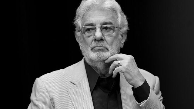 El tenor Placido Domingo en una rueda de prensa en Alemania este año