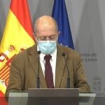 Comparencia online de Igea para anunciar las nuevas medidas restrictivas en la Comunidad.