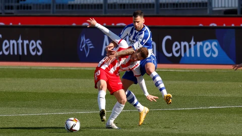 Iván Baillu con el Almería.