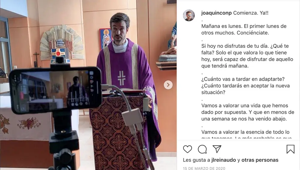 Tras las cámaras del padre Joaquín Hernández, de la parroquia San Clemente Romano de Madrid