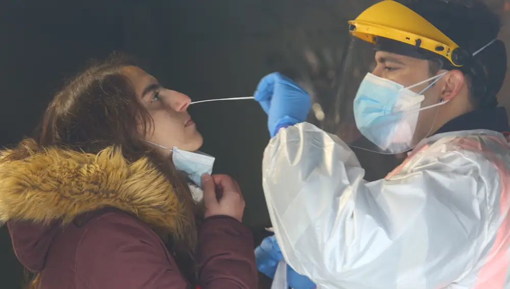 Test de antígenos celebrados en el campus de Ponferrada