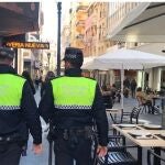 La Policía Local de Alicante auxilió a la víctima