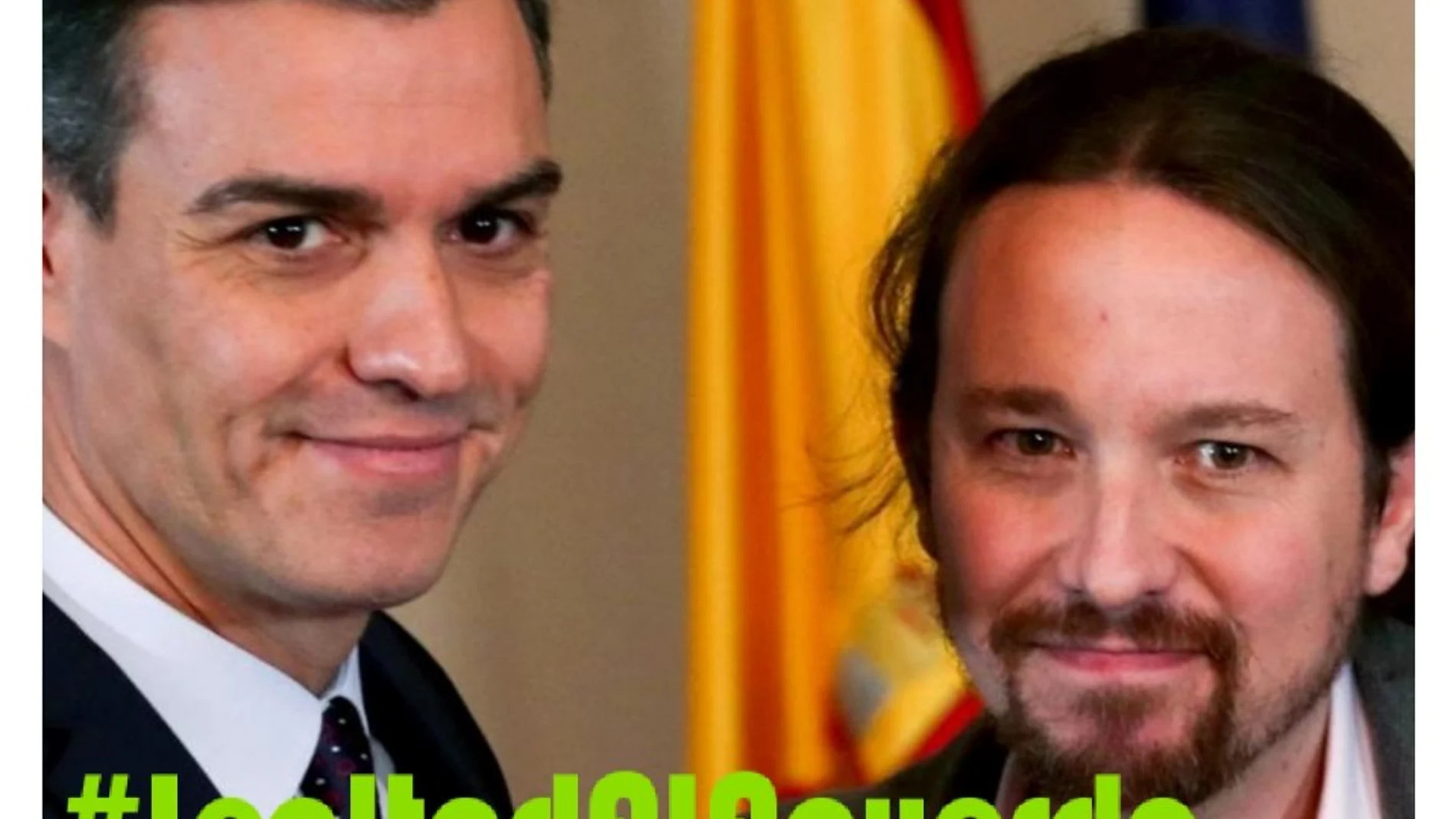 Las redes de Podemos llaman a sus activistas a inundar las redes bajo el hasthag #LealtadAlAcuerdo para presionar a su socio de Gobierno