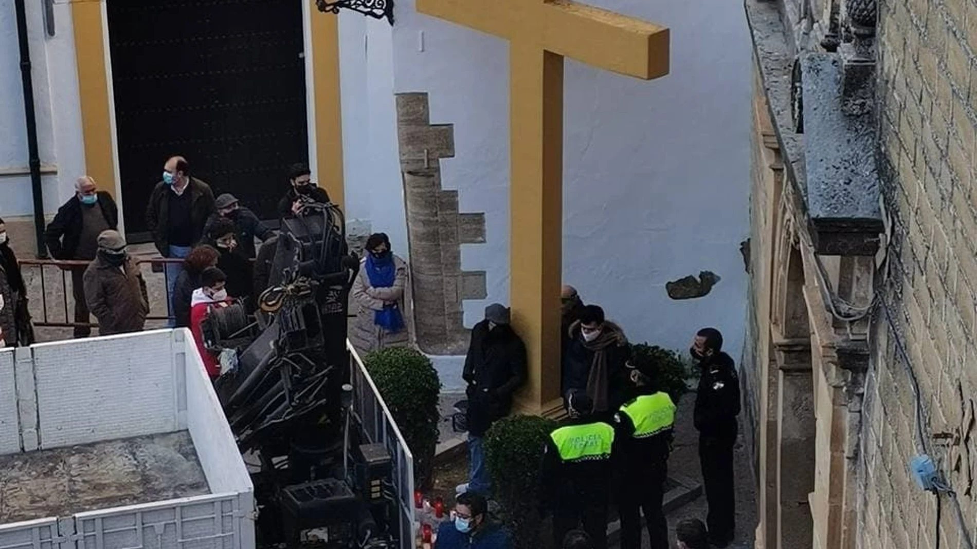 La Cruz del Llanito de las Descalzas en Aguilar de la Frontera, fue retirada por decisión del acalde de IU y con la oposición de los vecinos del municipio.