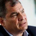 El ex presidente de Ecuador Rafael Correa en Ciudad de México