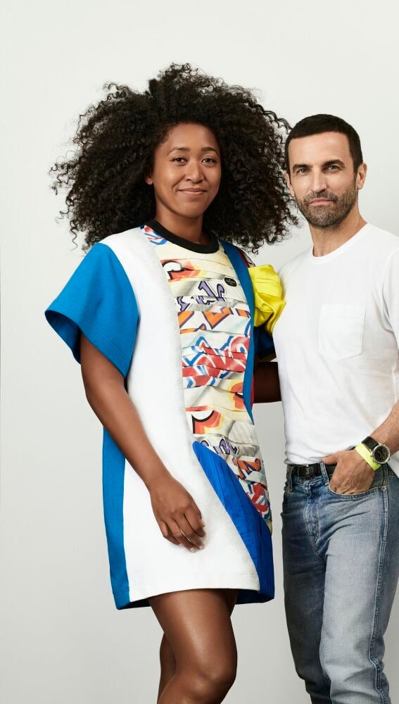 Naomi Osaka y Nicolas Ghesquière