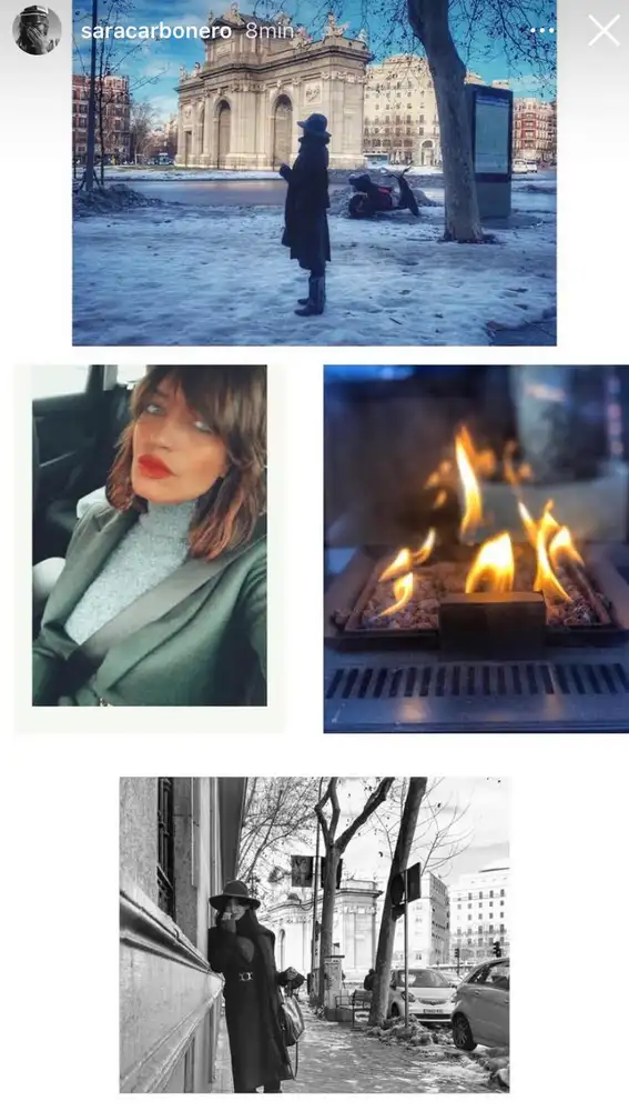 Sara Carbonero en Stories de su cuenta de Instagram.