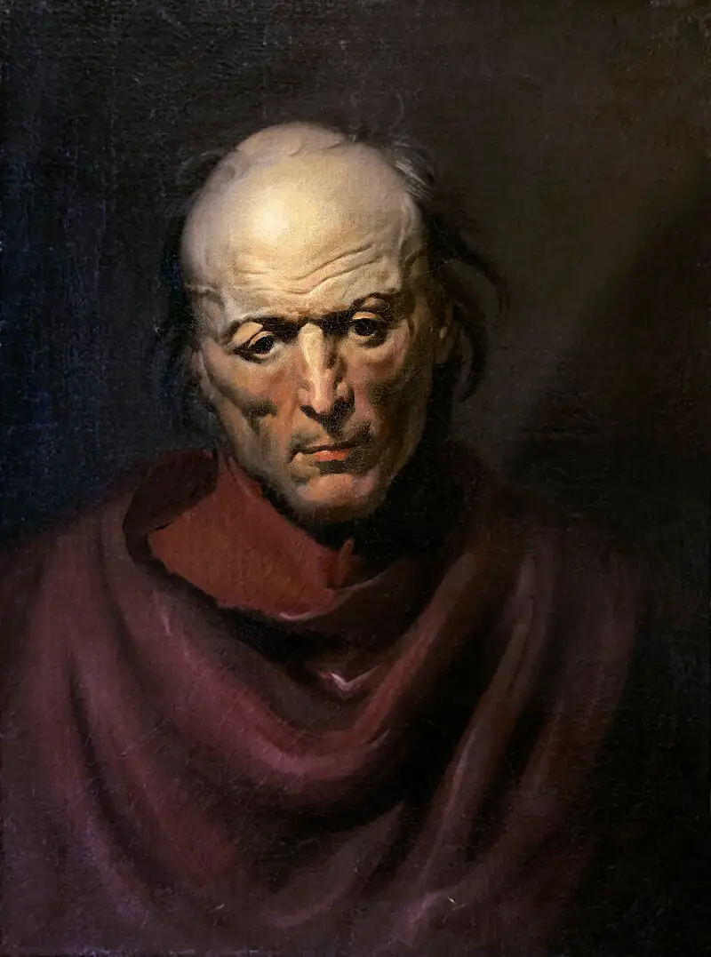 Retrato de un hombre: Hombre melancólico (1822-1823 Colección privada) Pintado por Jean Louis Théodore Géricault