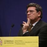 El ministro de Inclusión, Seguridad Social y Migraciones, José Luis Escrivá, realiza unas declaraciones tras la extensión de los ERTE