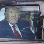 Donald y Melania Trump, a su llegada a Palm Beach el pasado 20 de enero