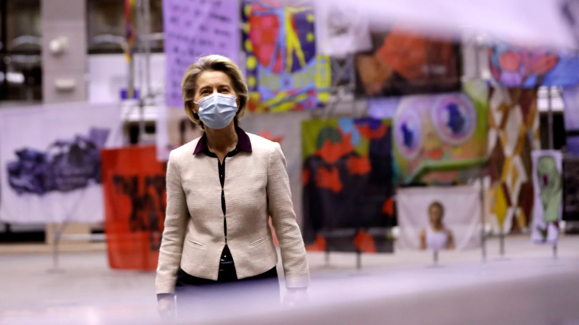 La presidenta de la Comisión Europea, Ursula von der Leyen