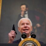 El presidente electo Joe Biden en su primer discurso desde la Casa Blanca