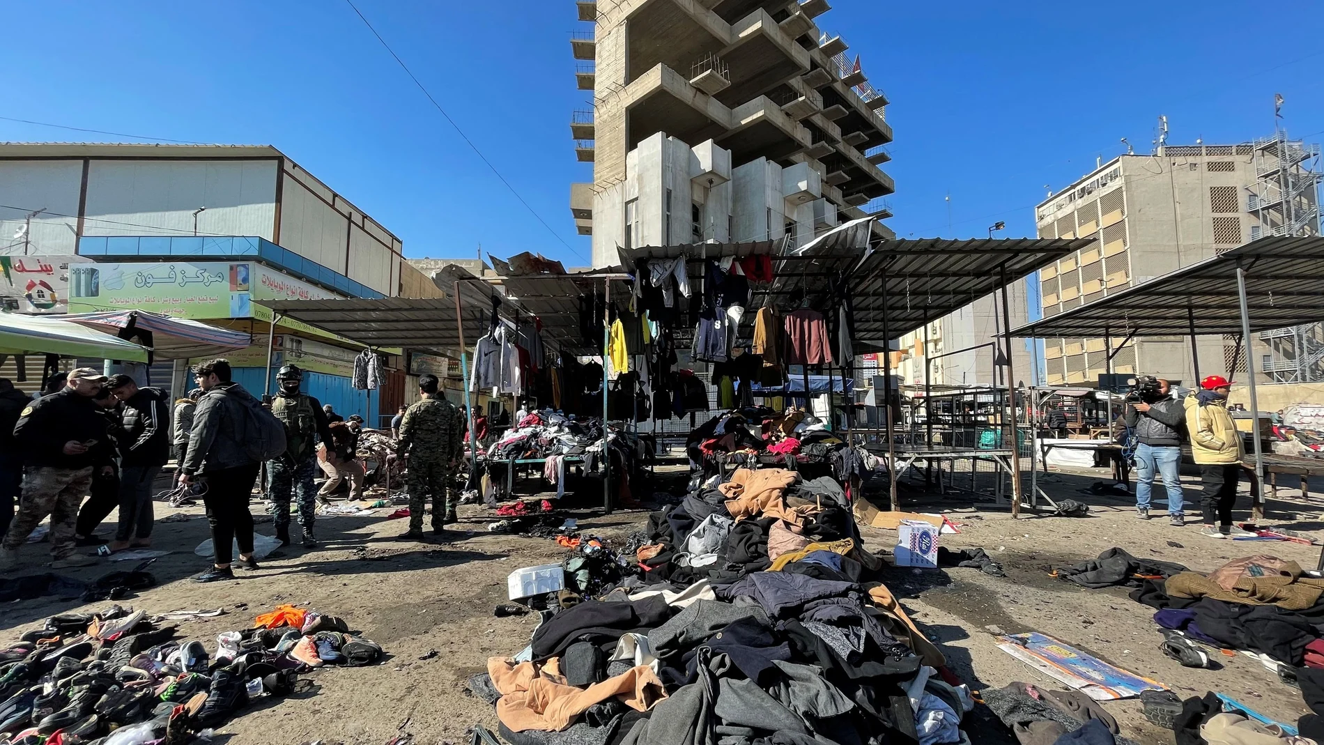 Atentado suicida en un mercado de Bagdad