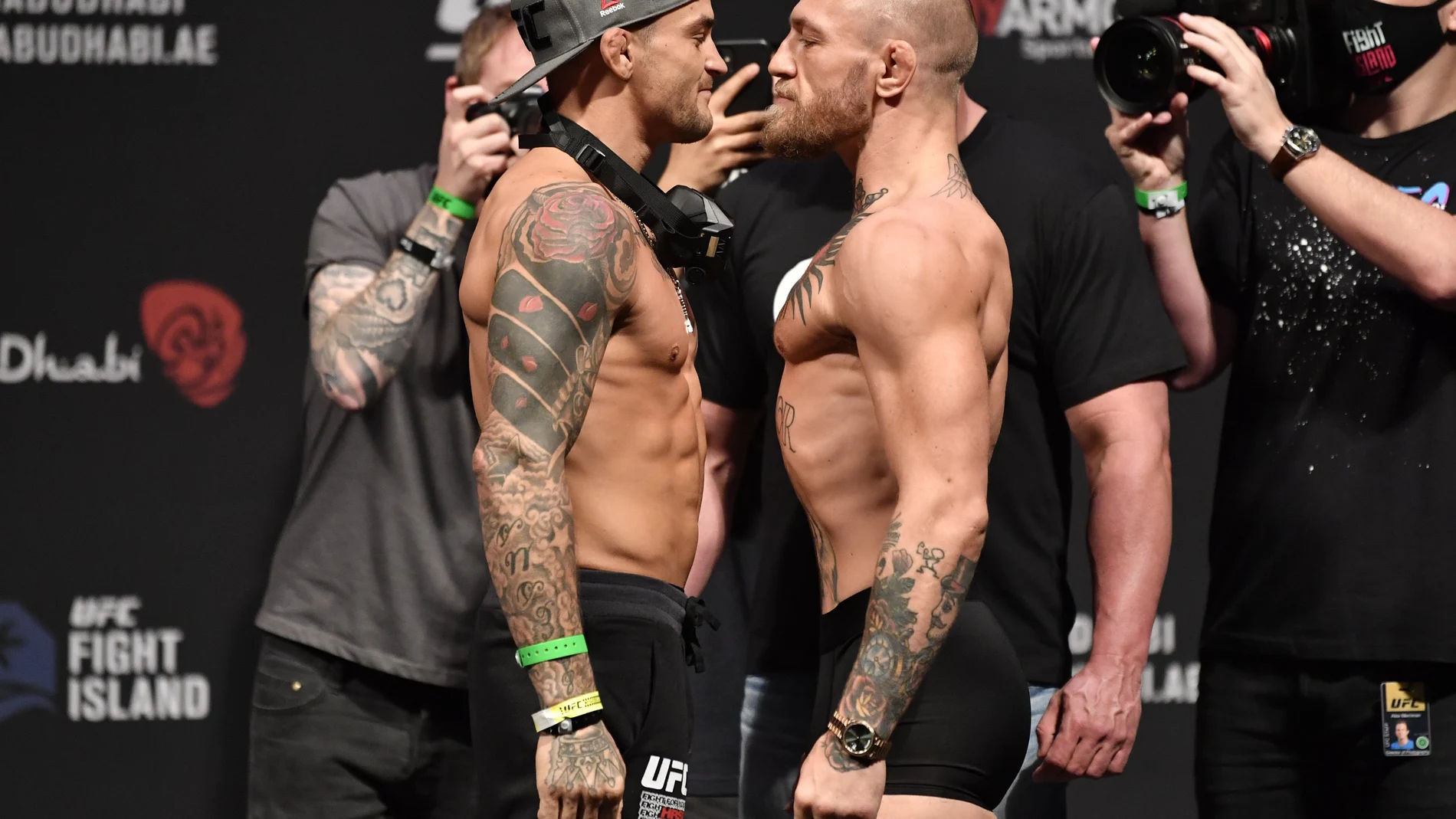 Dustin Poirier y Conor McGregor