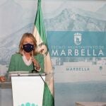 La alcaldesa de Marbella, Ángeles Muñoz
