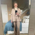 Amelia Bono y el conjunto de punto que viste más que un traje.