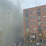 Incendio en la calle Marqués de Viana
