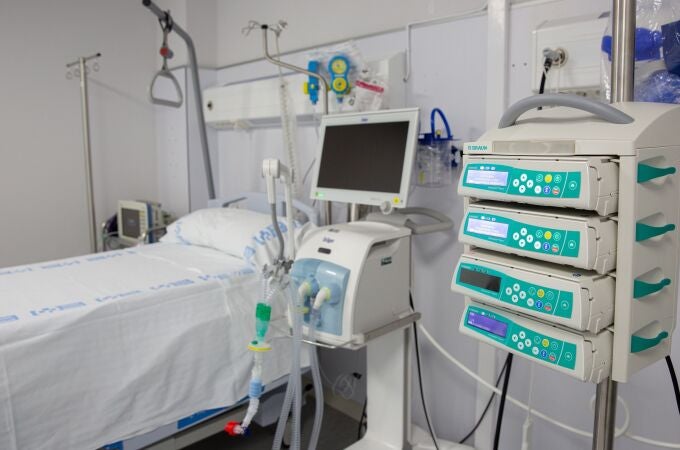 Cama en un hospital público