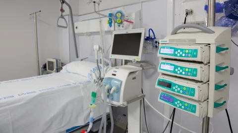 Cama en un hospital público