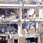 Explosion en un edificio del Arzobispado de Madrid en la calle Toledo 98.