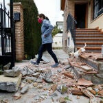Destrozos tras el terremoto de 4,4 grados con epicentro en Santa Fe