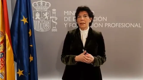 La ministra de Educación y Formación Profesional, Isabel Celaá