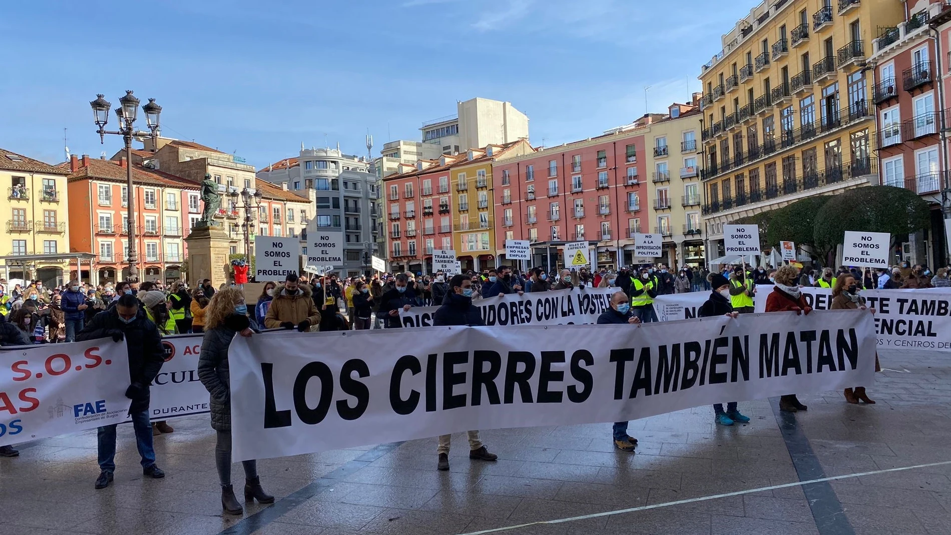 Concentración de Burgos