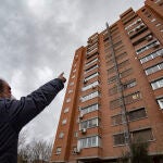 El edificio afectado de Vallecas, en la calle Pablo Neruda, sigue en proceso de rehabilitación