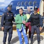 El etarra Antonio Troitiño, a su llegada a España en 2017 después de ser entregado por las autoridades de Reino Unido