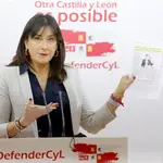 La secretaria de organización del PSOE de Castilla y León, Ana Sánchez