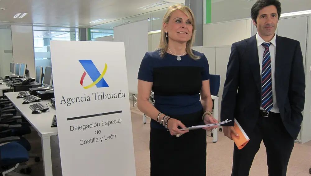 Georgina de la Lastra, máxima responsable de la Agencia Tributaria en la Comunidad de Castilla, presenta los datos de la campaña de Hacienda.EUROPA PRESS (Foto de ARCHIVO)11/05/2015