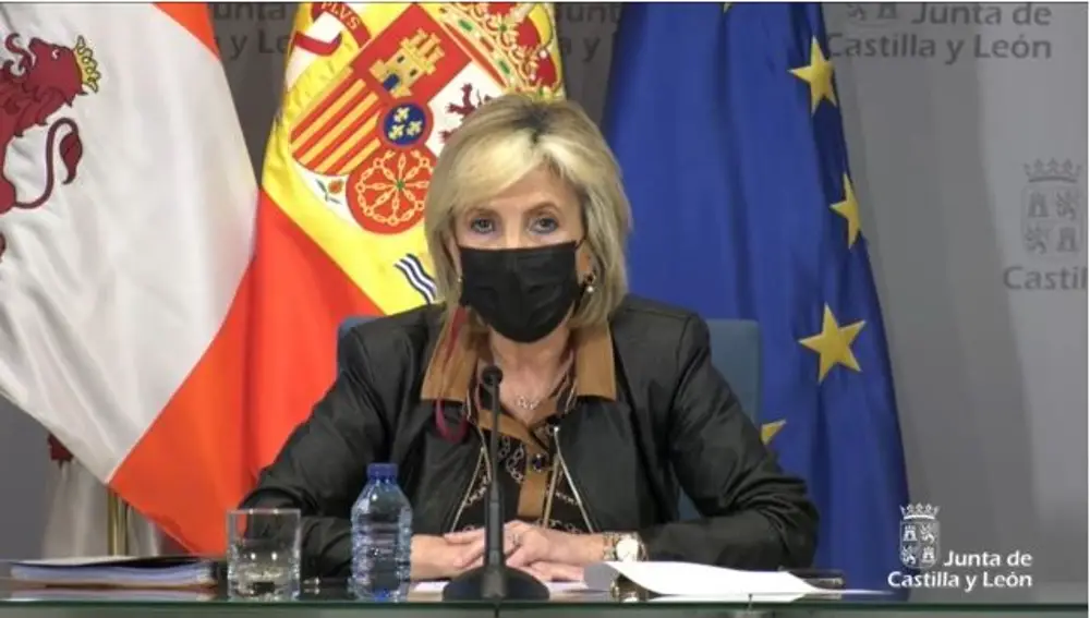 Captura de la comparecencia de Verónica Casado.EUROPA PRESS25/01/2021