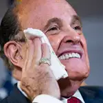 El abogado del ex presidente Donald J. Trump, el ex alcalde de Nueva York Rudy Giuliani