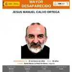 Imagen de Jesús Manuel Calvo Ortega, capitán de la Guardia Civil desaparecido