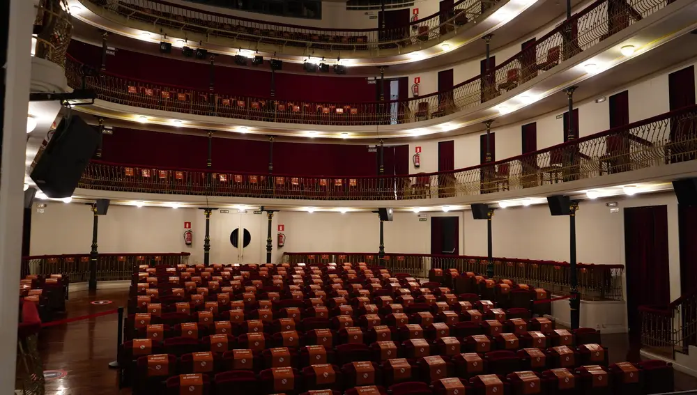 Interior del teatro Juan Bravo de Segovia.DIPUTACIÓN DE SEGOVIA26/01/2021