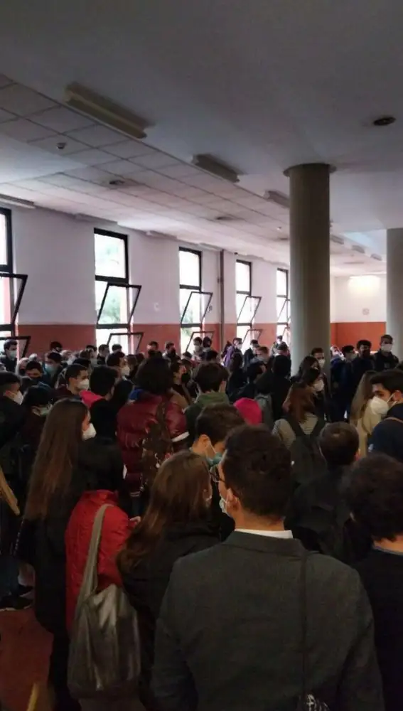 Imagen de la Universidad Autónoma durante la realización de un examen hace unos días.