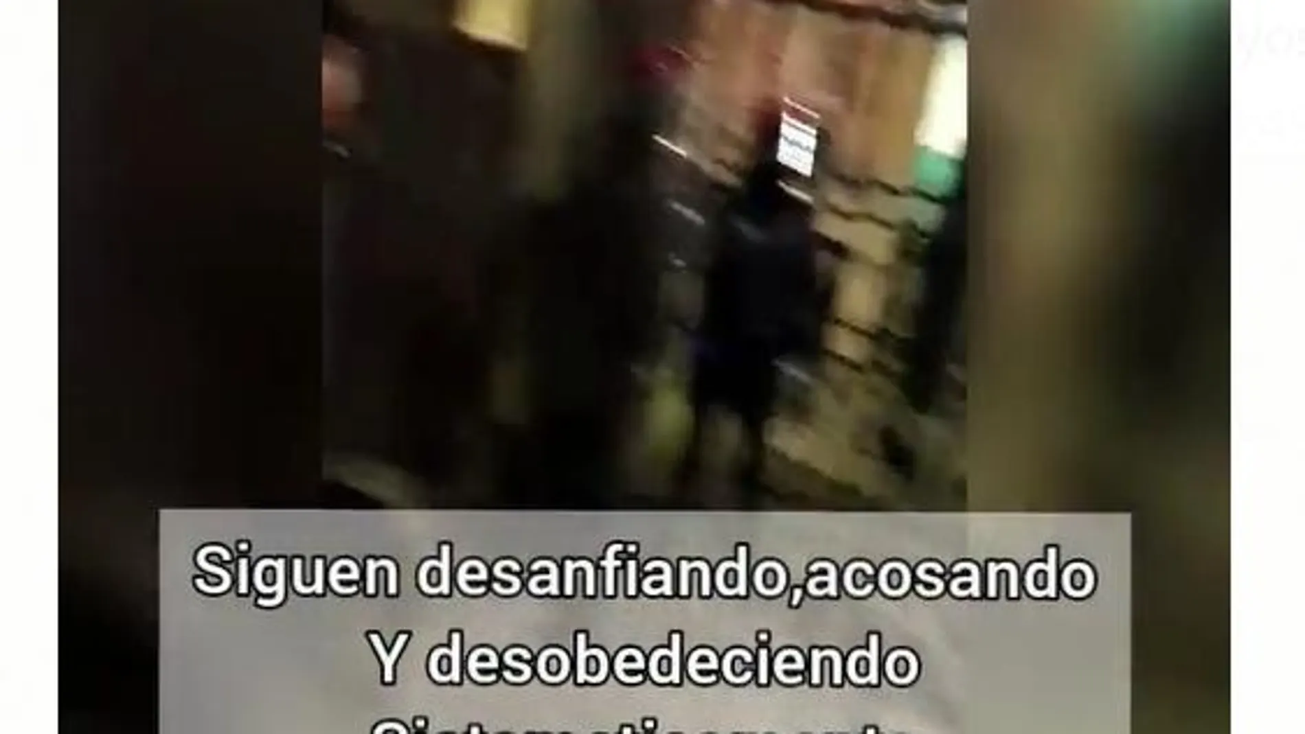 Una captura del vídeo en el que se explica lo ocurrido
