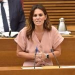 La portavoz popular de Educación del Grupo Popular en Les Corts, Beatriz Gascó.
