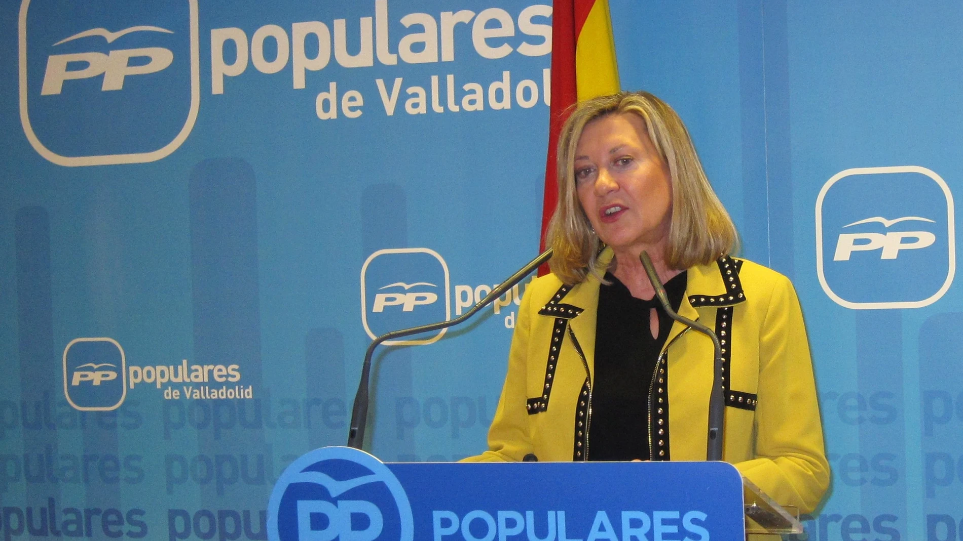 La presidenta del Grupo Municipal Popular en el Ayuntamiento de Valladolid, Pilar del OlmoEUROPA PRESS27/01/2021