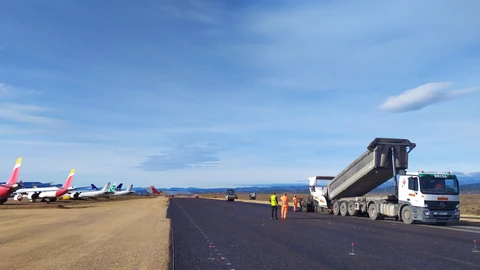 Obras en el aeropuerto de Castellón