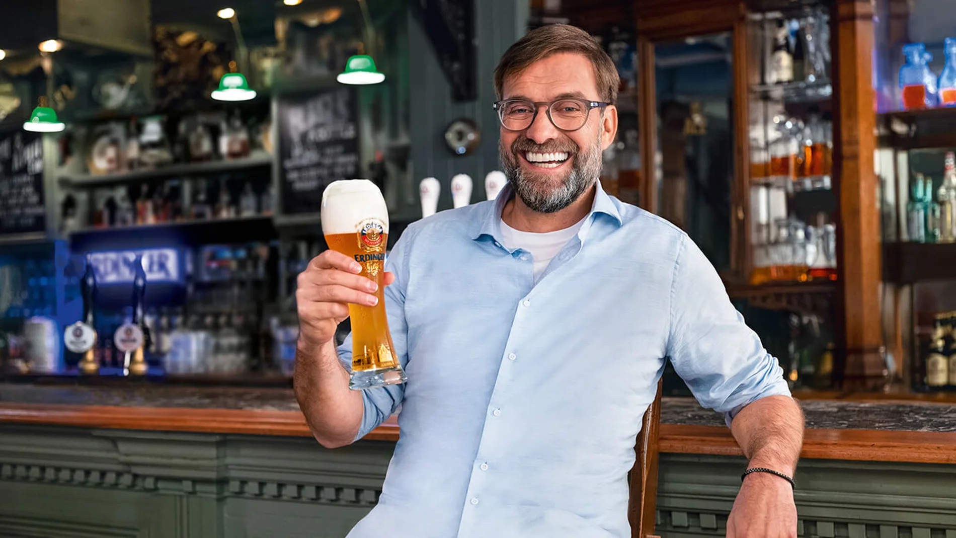 Jürgen Klopp es embajador de la cerveza alemana Erdinger.