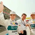 Fernando Alonso, Adrián Campos y Antonio García